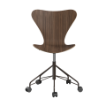 FRITZ HANSEN krzesło obrotowe SERIES 7 fornir naturalny różne warianty orzech