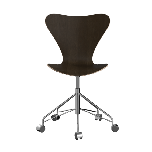FRITZ HANSEN krzesło obrotowe SERIES 7 fornir naturalny różne warianty ciemny dąb