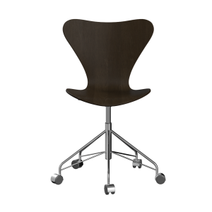 FRITZ HANSEN krzesło obrotowe SERIES 7 fornir naturalny różne warianty bardzo ciemny dąb