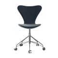 FRITZ HANSEN krzesło obrotowe SERIES 7 lakierowany fornir tapicerowany front
