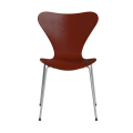 FRITZ HANSEN krzesło SERIES 7 fornir barwiony różne warianty wenecka czerwień