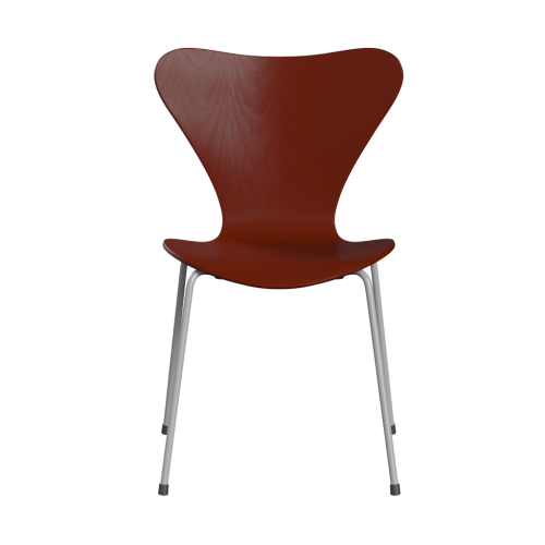 FRITZ HANSEN krzesło SERIES 7 fornir barwiony różne warianty wenecka czerwień