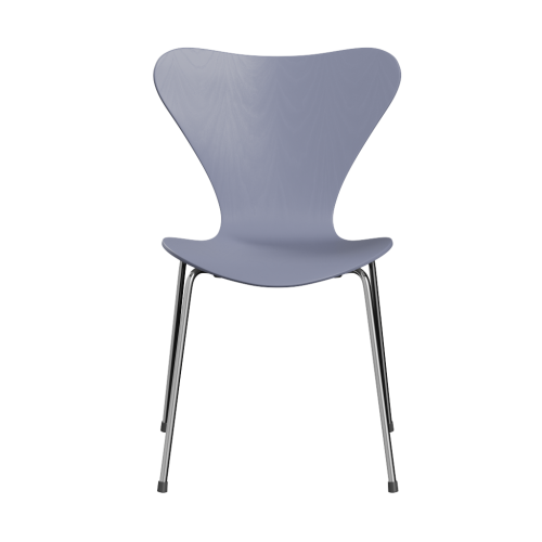 FRITZ HANSEN krzesło SERIES 7 fornir barwiony różne warianty lawendowy błękit
