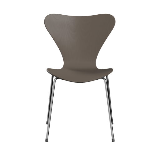 FRITZ HANSEN krzesło SERIES 7 fornir barwiony różne warianty gliniany brąz