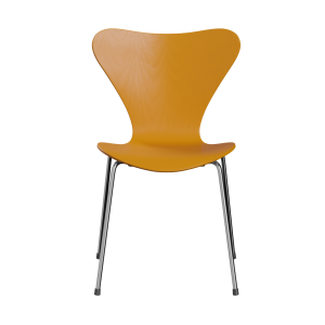 FRITZ HANSEN krzesło SERIES 7 fornir barwiony różne warianty ciemny żółty
