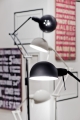 Lampa podłogowa czarna GLASGOW It's About RoMi 