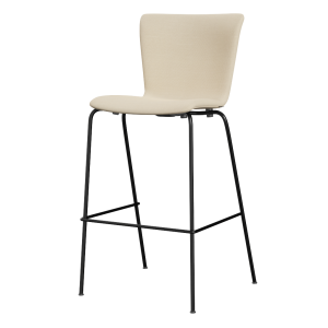 FRITZ HANSEN krzesło tapicerowane barowe wysokie VICO DUO podstawa chrom różne kolory