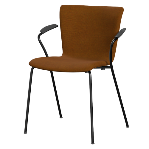 FRITZ HANSEN krzesło tapicerowane z podłokietnikami VICO DUO podstawa chrom różne kolory