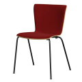 FRITZ HANSEN krzesło VICO DUO front tapicerowany różne kolory podstawa czarna
