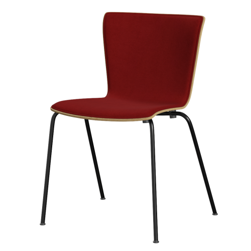 FRITZ HANSEN krzesło VICO DUO front tapicerowany różne kolory podstawa czarna