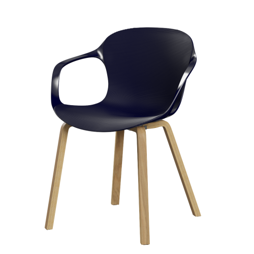 FRITZ HANSEN krzesło z podłokietnikami NAP Ks-62, nogi dębowe, różne kolory