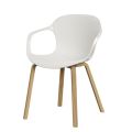FRITZ HANSEN krzesło z podłokietnikami NAP Ks-62, nogi dębowe, różne kolory
