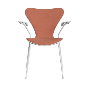 FRITZ HANSEN krzesło z podłokietnikami SERIES 7 barwiony fornir różne warianty tapicerowany front