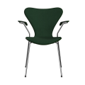 FRITZ HANSEN krzesło z podłokietnikami SERIES 7 barwiony fornir różne warianty tapicerowany front