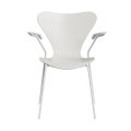 FRITZ HANSEN krzesło z podłokietnikami SERIES 7 fornir barwiony różne warianty biały