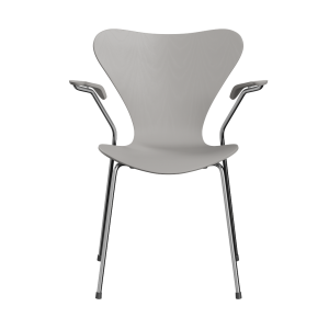 FRITZ HANSEN krzesło z podłokietnikami SERIES 7 fornir barwiony różne warianty szarość 9
