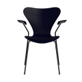 FRITZ HANSEN krzesło z podłokietnikami SERIES 7 fornir barwiony różne warianty granatowy