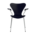FRITZ HANSEN krzesło z podłokietnikami SERIES 7 fornir barwiony różne warianty granatowy