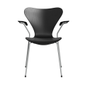 FRITZ HANSEN krzesło z podłokietnikami SERIES 7 fornir barwiony różne warianty czarny