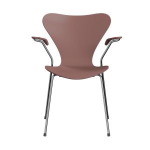 FRITZ HANSEN krzesło z podłokietnikami SERIES 7 fornir lakierowany różne warianty dzika róża