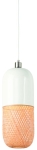 LAMPA WISZĄCA MEKONG BAMBUS /20X50CM PODŁUŻNY, BIAŁA/NATURALNY GOOD&MOJO