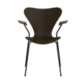 FRITZ HANSEN krzesło z podłokietnikami SERIES 7 fornir naturalny różne warianty ciemny dąb