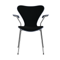 FRITZ HANSEN krzesło z podłokietnikami SERIES 7 lakierowany fornir różne warianty tapicerowany front