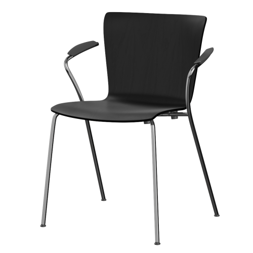 FRITZ HANSEN krzesło z podłokietnikami VICO DUO różne kolory podstawa czarna