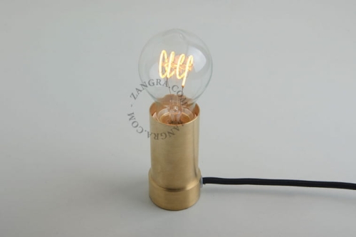 Lampa mosiężna stołowa ZANGRA