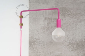 Lampa ścienna z obrotowym ramieniem ZANGRA  różne kolory