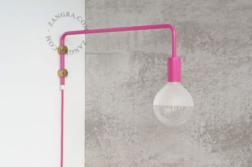 Lampa ścienna z obrotowym ramieniem ZANGRA  różne kolory