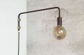 Lampa ścienna z obrotowym ramieniem ZANGRA  różne kolory