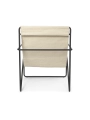 Fotel Desert Lounge Chair, Ferm Living Black Cloud