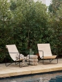 Fotel Desert Lounge Chair, Ferm Living Black Cloud