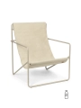 Fotel Desert Lounge Chair, Ferm Living Cashmere Cloud 