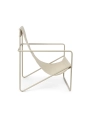 Fotel Desert Lounge Chair, Ferm Living Cashmere Cloud 
