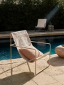 Fotel Desert Lounge Chair, Ferm Living Cashmere Cloud 