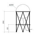 Lampa stołowa Structure and Globe Desk Lamp Atelier Areti różne warianty 