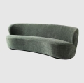 GUBI sofa STAY OVAL 240x95 czarna podstawa różne warianty