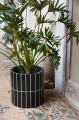 Donica Pillar Plant Pot - dark green Ferm Living