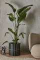Donica Pillar Plant Pot - dark green Ferm Living