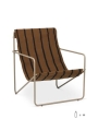 Fotel wypoczynkowy Desert - Stripe Ferm Living