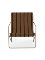 Fotel wypoczynkowy Desert - Stripe Ferm Living