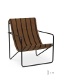 Fotel wypoczynkowy Desert - Stripe Ferm Living