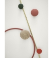 WIESZAK DOTS M MUUTO 13 CM - ORZECH WŁOSKI