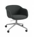 FOTEL TAPICEROWANY NA KÓŁKACH FIBER CONFERENCE ARMCHAIR SWIVEL BASE W. CASTORS AND TILT MUUTO 