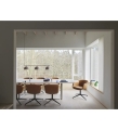 FOTEL TAPICEROWANY OBROTOWY FIBER CONFERENCE ARMCHAIR SWIVEL BASE W. RETURN AND TILT MUUTO