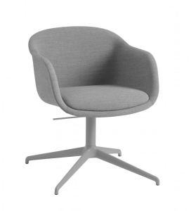 FOTEL TAPICEROWANY OBROTOWY FIBER CONFERENCE ARMCHAIR SWIVEL BASE W. RETURN AND TILT MUUTO