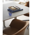 FOTEL TAPICEROWANY OBROTOWY FIBER CONFERENCE ARMCHAIR SWIVEL BASE MUUTO - RÓŻNE KOLORY