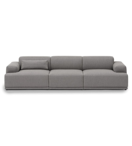 SOFA MODUŁOWA 3-OSOBOWA CONNECT SOFT MUUTO - KONFIGURACJA 1, TKANINA RE-WOOL 128